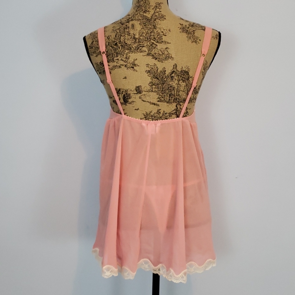 Victoria's Secret Pink Lace Slip - Picture 5 of 6